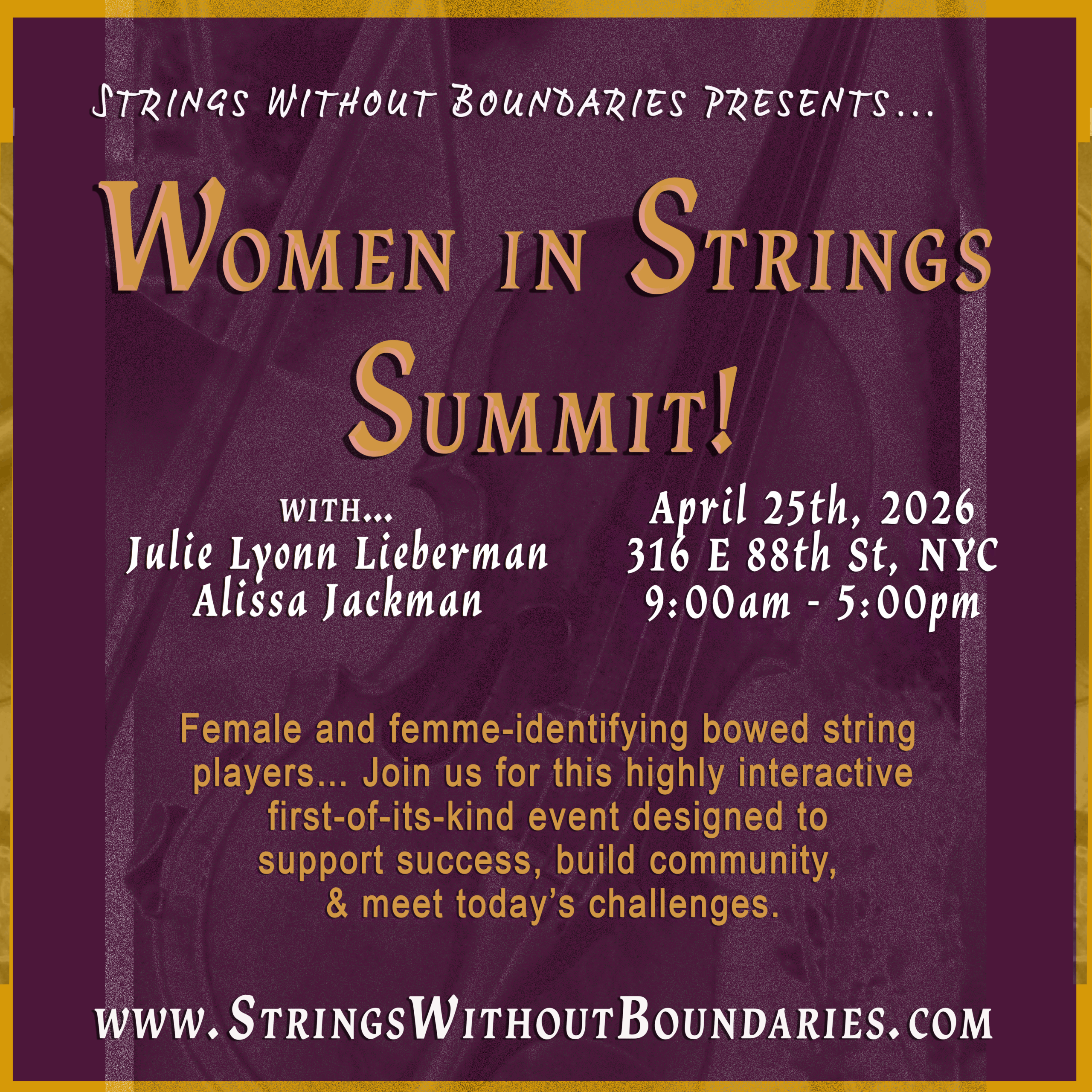 Women in Strings Social Media
